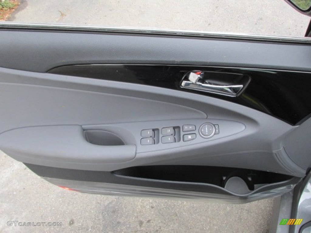 2014 Sonata Limited - Harbor Gray Metallic / Gray photo #7