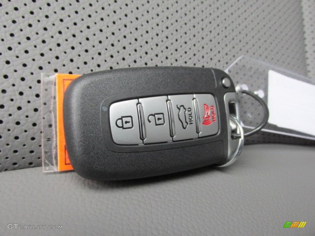 2014 Sonata Limited - Harbor Gray Metallic / Gray photo #14