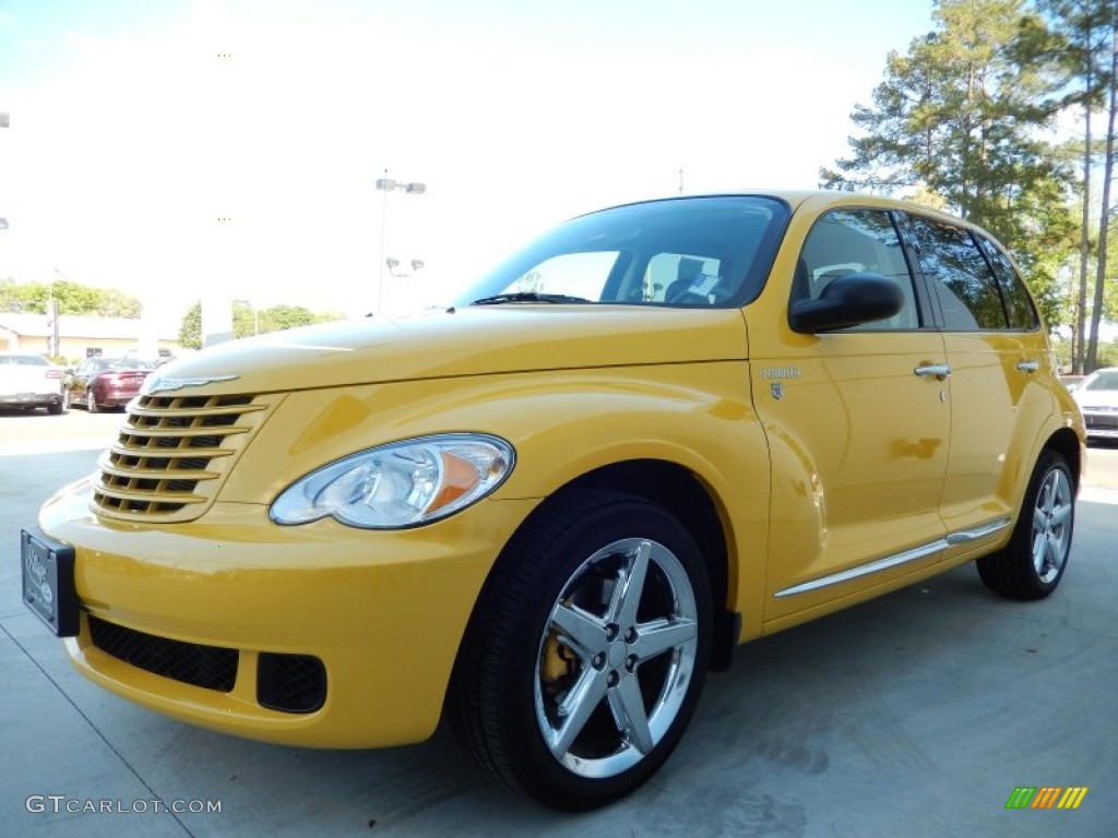 2006 PT Cruiser Street Cruiser Route 66 Edition - Solar Yellow / Pastel Slate Gray photo #1