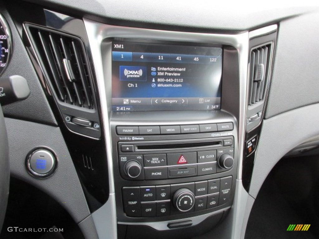 2014 Sonata Limited - Harbor Gray Metallic / Gray photo #15