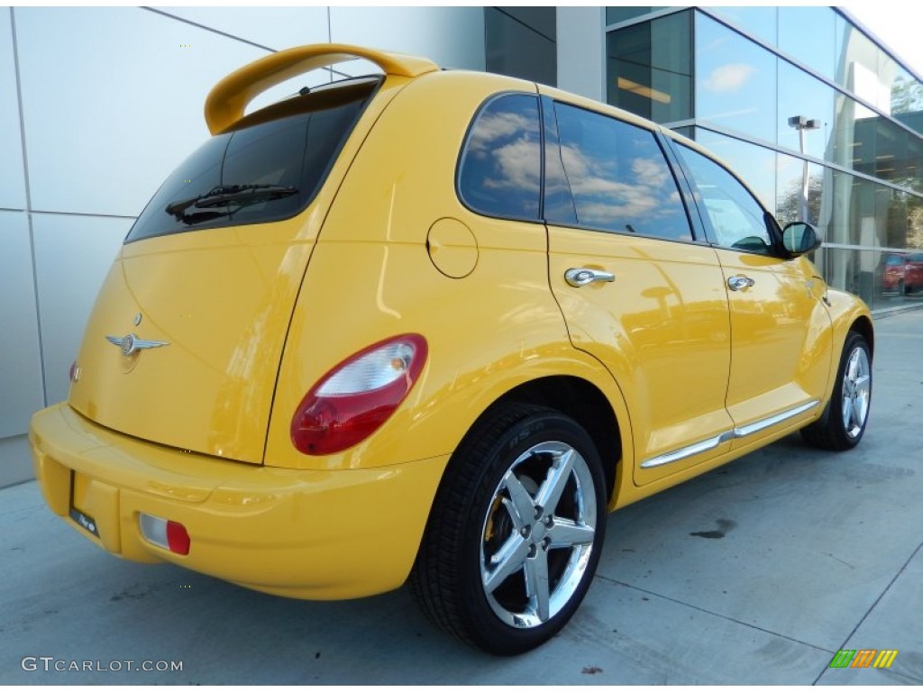 2006 PT Cruiser Street Cruiser Route 66 Edition - Solar Yellow / Pastel Slate Gray photo #4