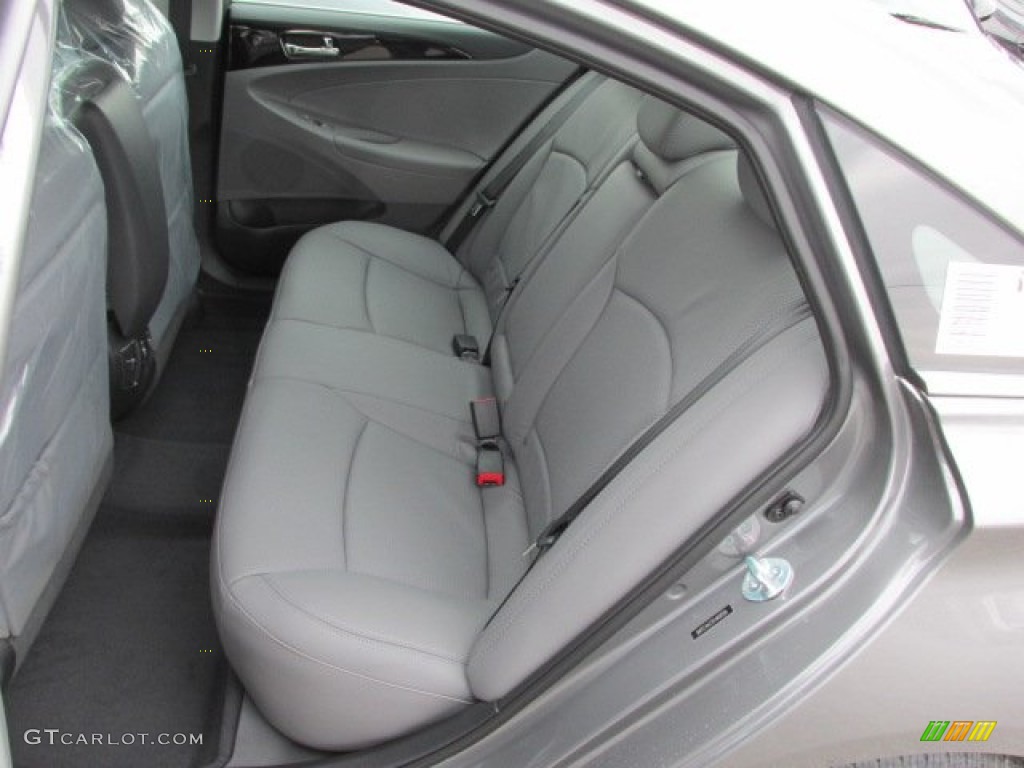 2014 Sonata Limited - Harbor Gray Metallic / Gray photo #19