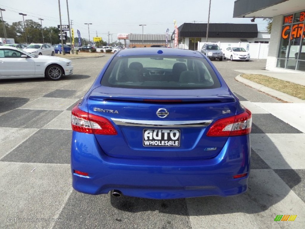 2013 Sentra SV - Metallic Blue / Marble Gray photo #4