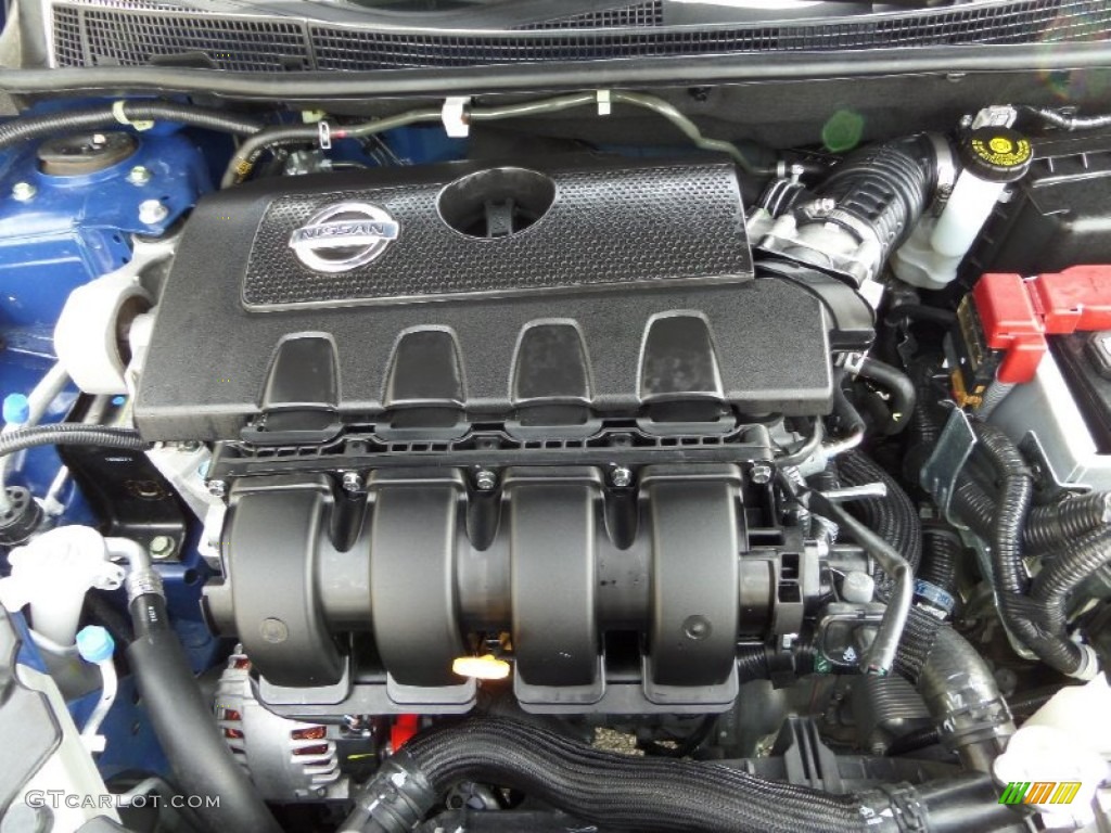2013 Sentra SV - Metallic Blue / Marble Gray photo #6