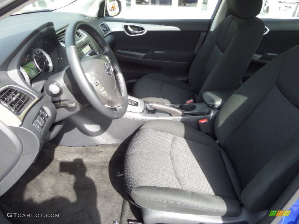 2013 Sentra SV - Metallic Blue / Marble Gray photo #10