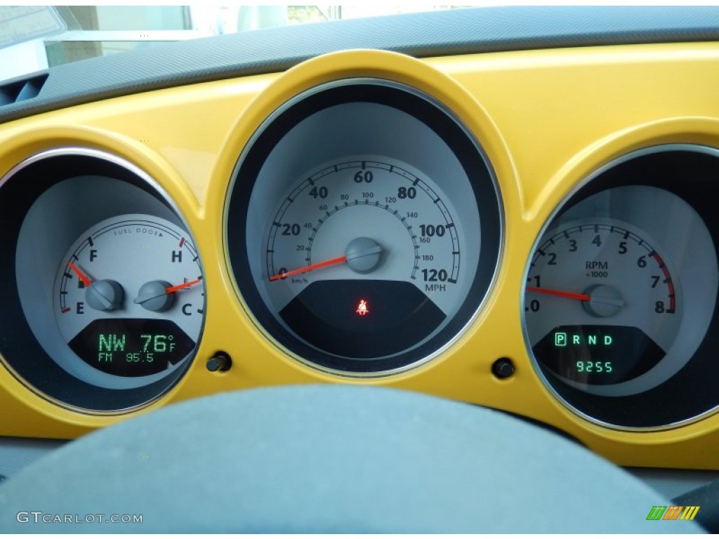 2006 PT Cruiser Street Cruiser Route 66 Edition - Solar Yellow / Pastel Slate Gray photo #21