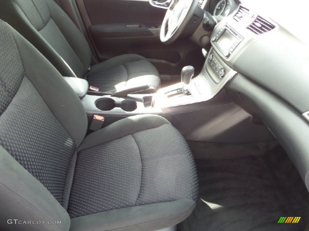 2013 Sentra SV - Metallic Blue / Marble Gray photo #13