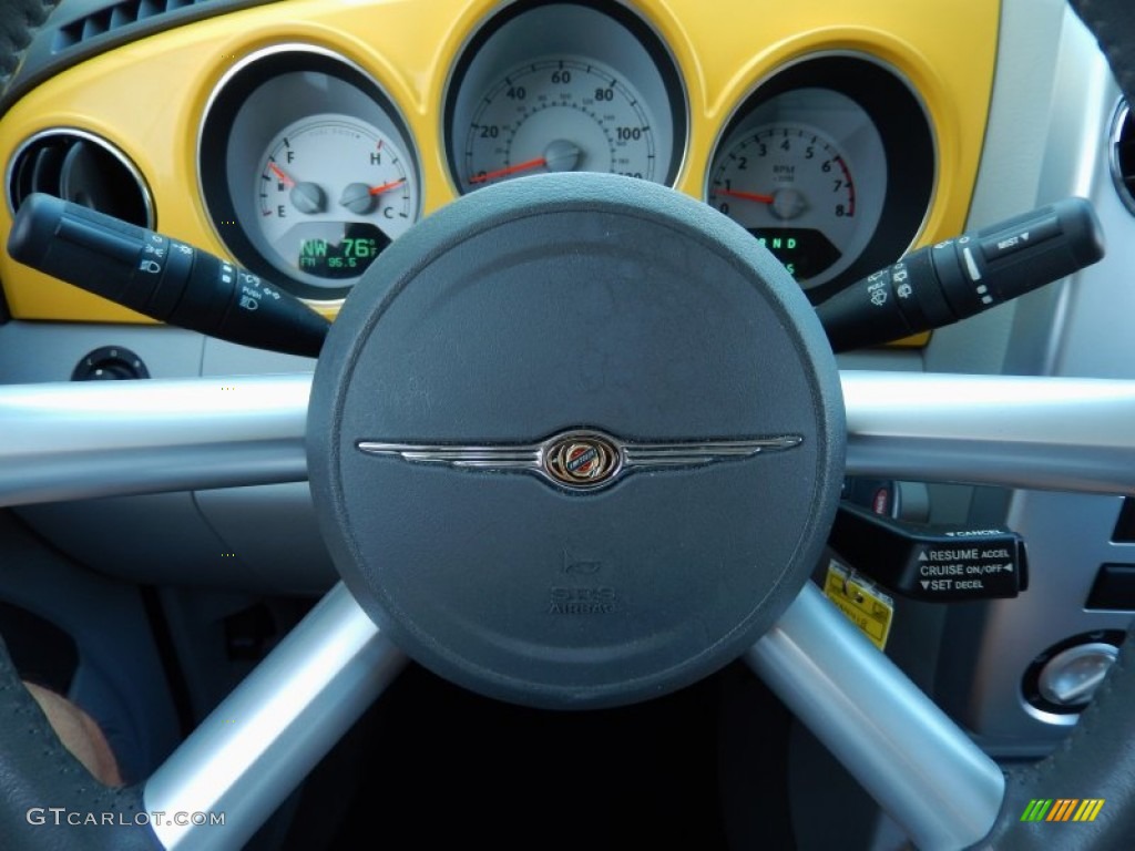 2006 PT Cruiser Street Cruiser Route 66 Edition - Solar Yellow / Pastel Slate Gray photo #24