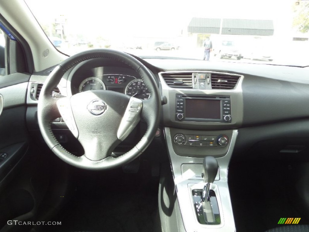 2013 Sentra SV - Metallic Blue / Marble Gray photo #15