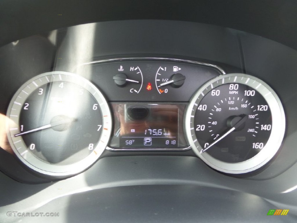 2013 Sentra SV - Metallic Blue / Marble Gray photo #16