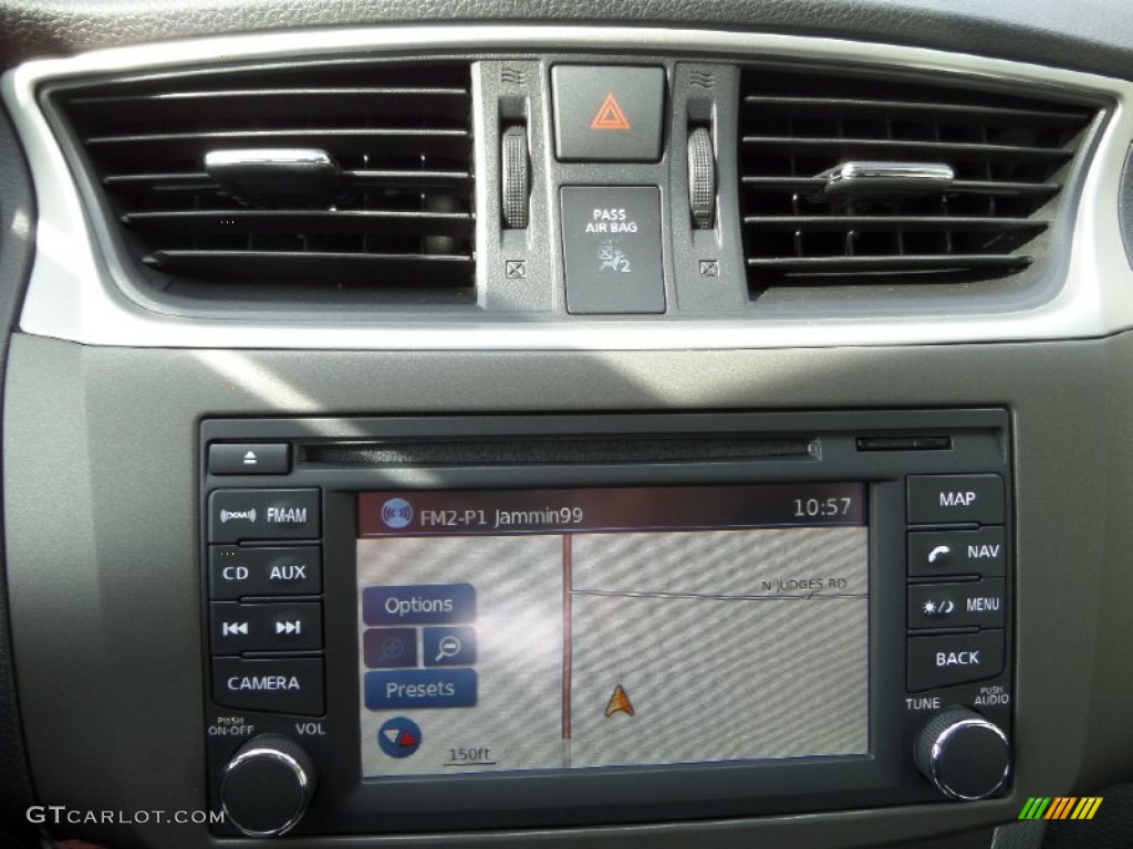 2013 Sentra SV - Metallic Blue / Marble Gray photo #17
