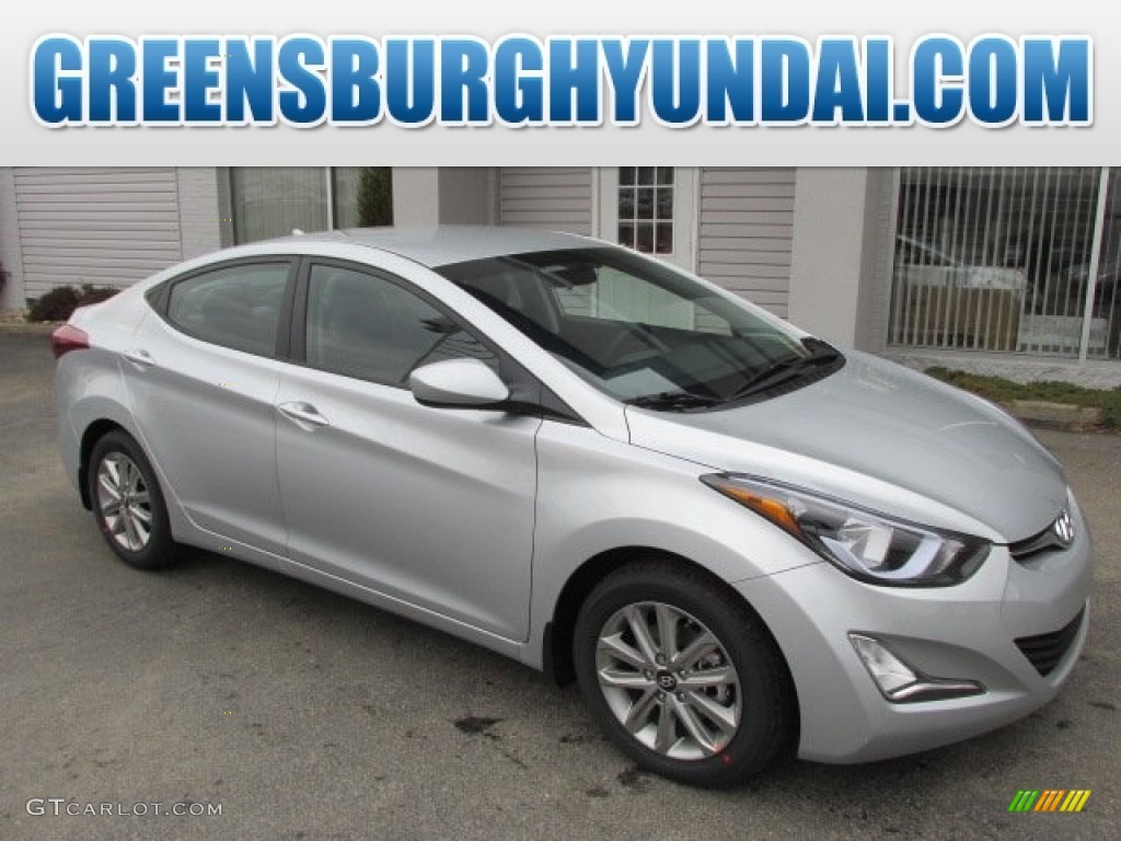 2014 Elantra SE Sedan - Silver / Gray photo #1