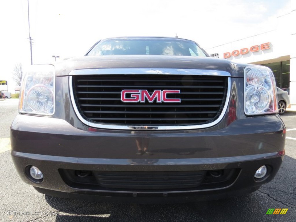 2011 Yukon XL SLT - Storm Gray Metallic / Ebony photo #2