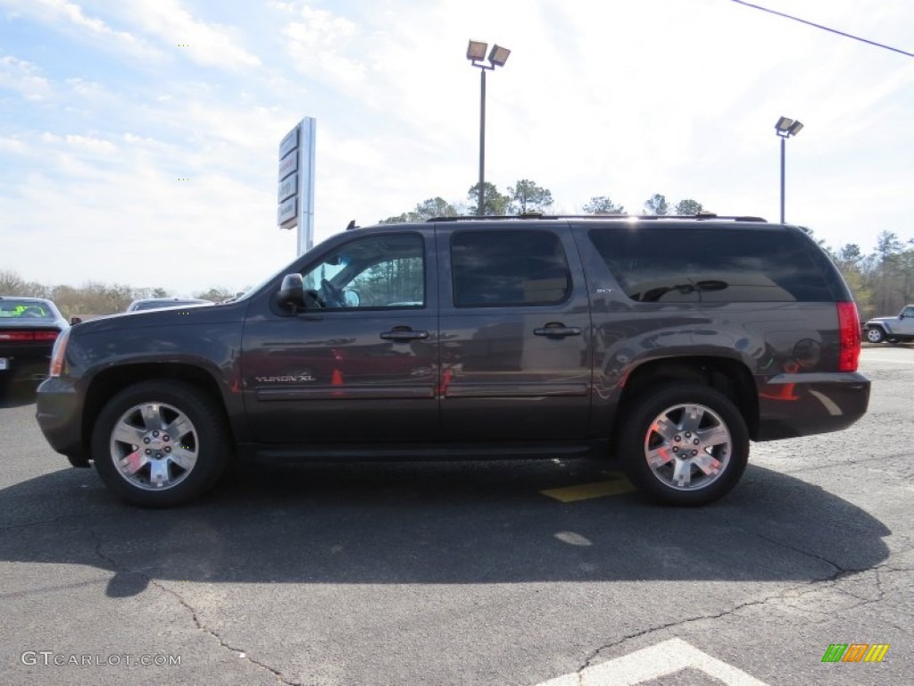 2011 Yukon XL SLT - Storm Gray Metallic / Ebony photo #4