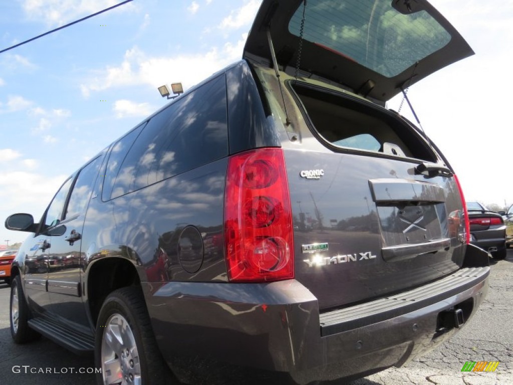 2011 Yukon XL SLT - Storm Gray Metallic / Ebony photo #15