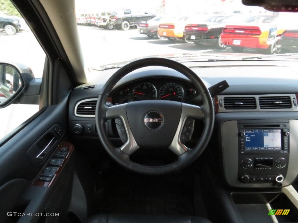 2011 Yukon XL SLT - Storm Gray Metallic / Ebony photo #22