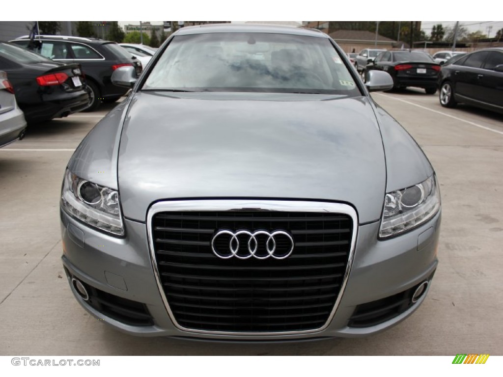 2011 A6 3.2 Sedan - Quartz Grey Metallic / Light Gray photo #2