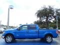 2014 Blue Flame Ford F150 XLT SuperCrew  photo #2