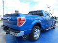 2014 Blue Flame Ford F150 XLT SuperCrew  photo #3