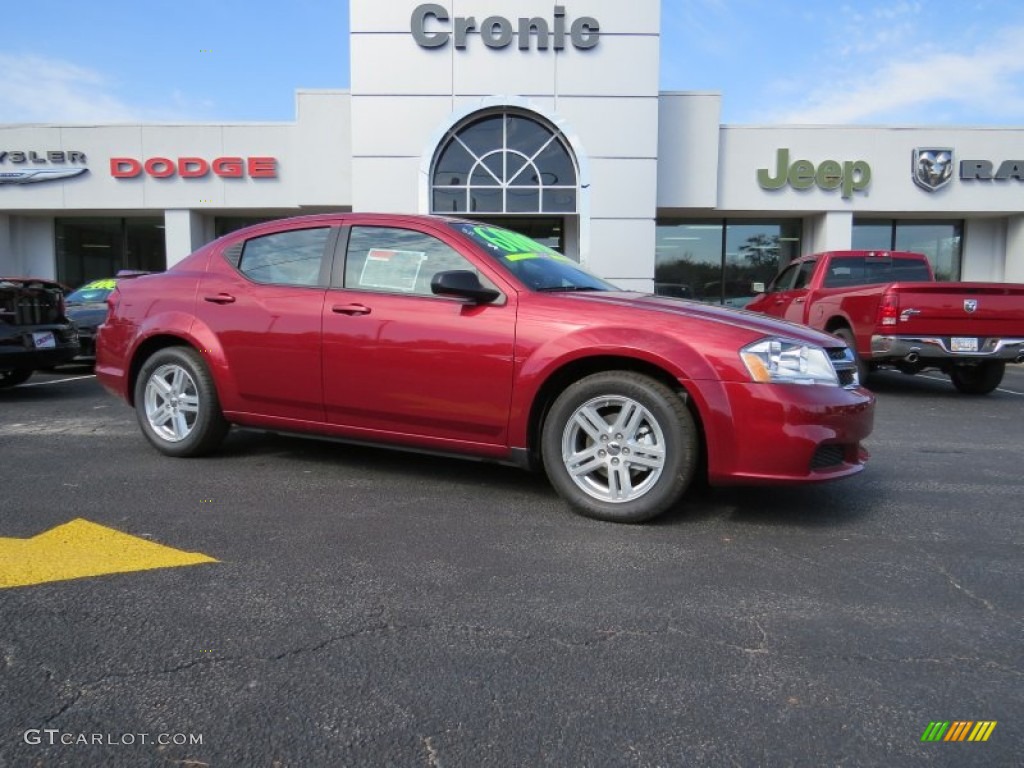 2014 Avenger SE - Deep Cherry Red Crystal Pearl / Black photo #1