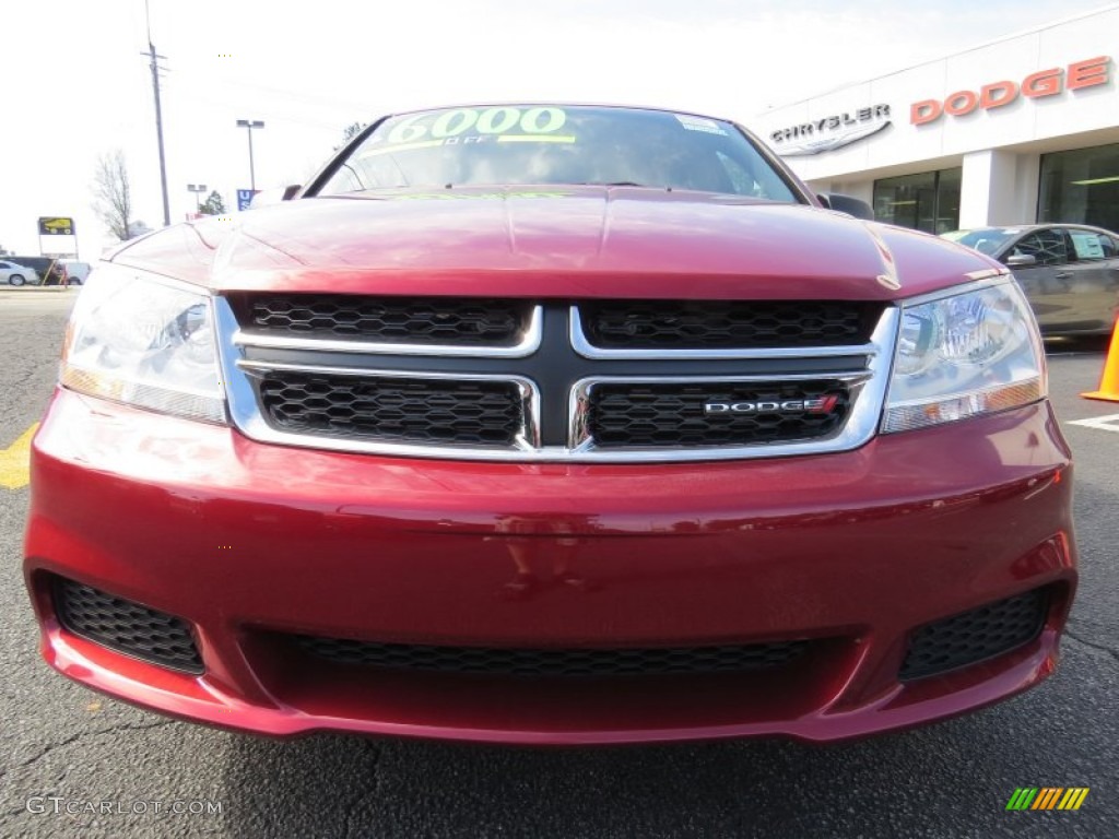 2014 Avenger SE - Deep Cherry Red Crystal Pearl / Black photo #2