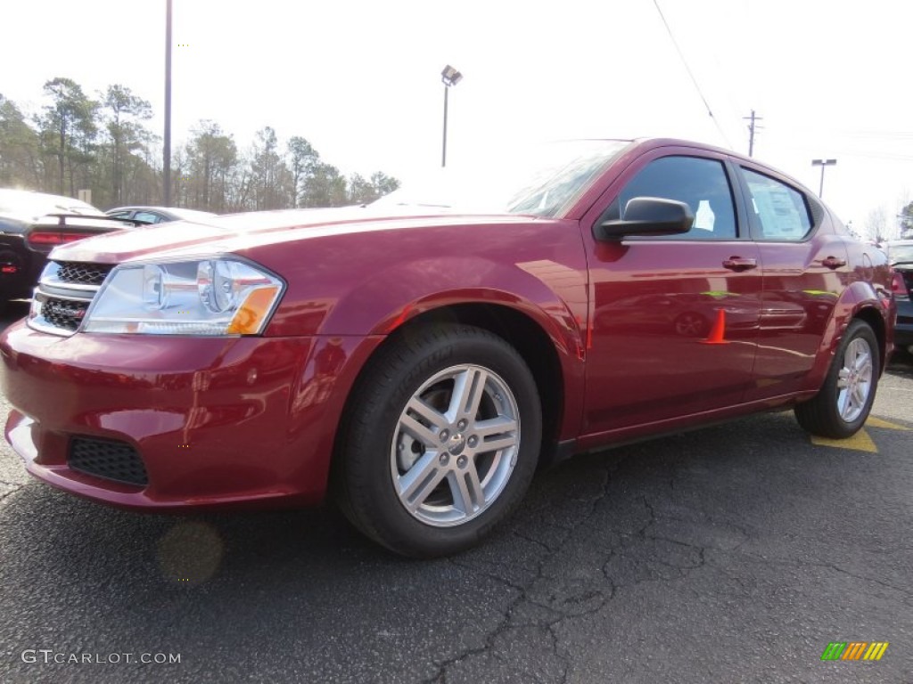 2014 Avenger SE - Deep Cherry Red Crystal Pearl / Black photo #3