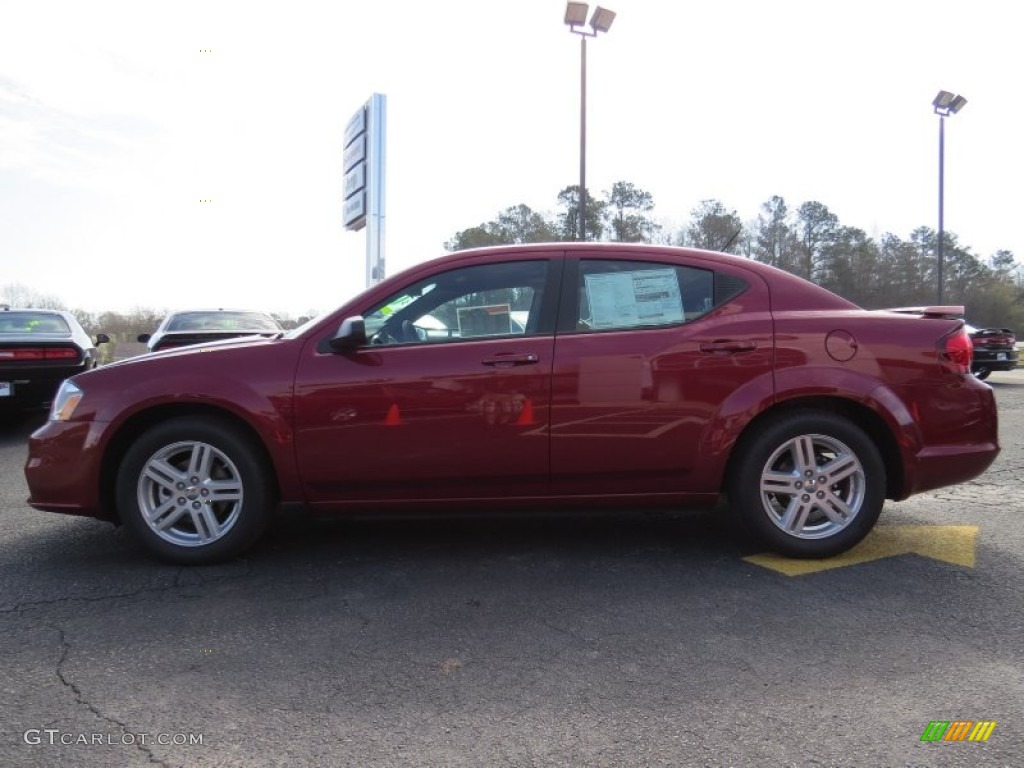 2014 Avenger SE - Deep Cherry Red Crystal Pearl / Black photo #4