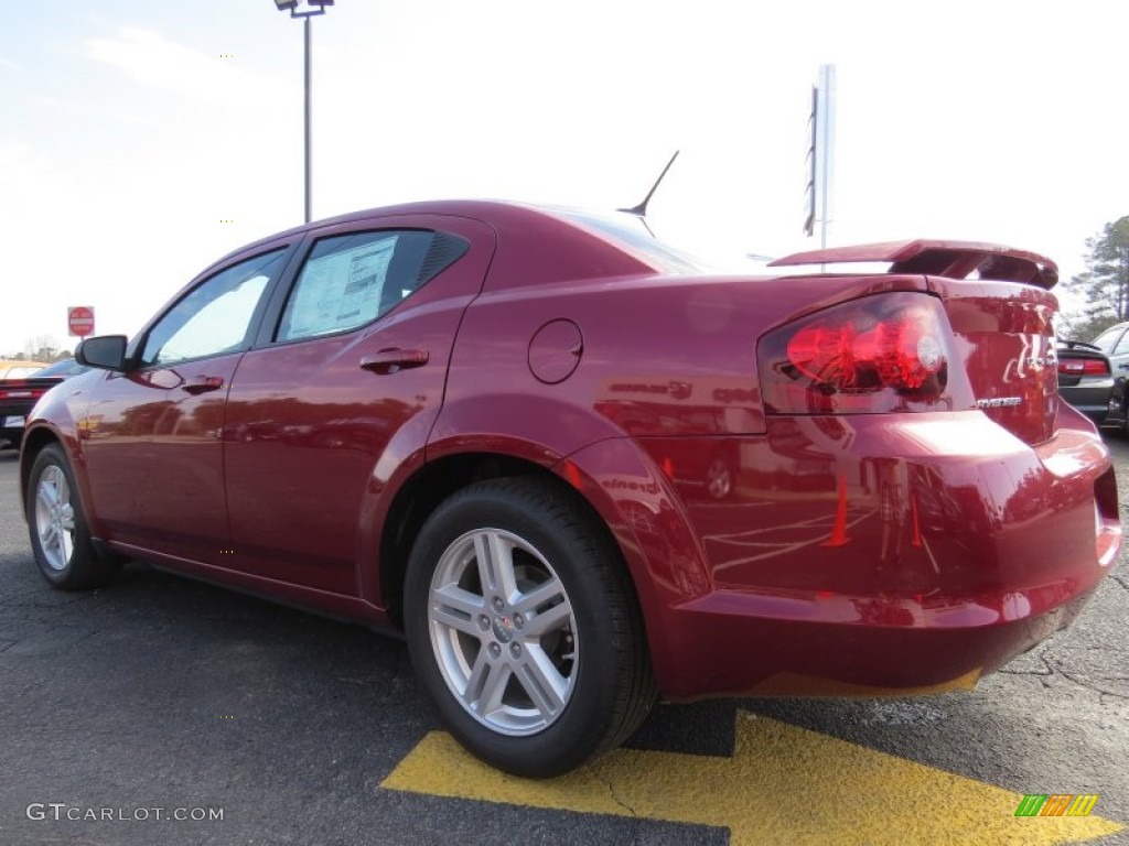 2014 Avenger SE - Deep Cherry Red Crystal Pearl / Black photo #5