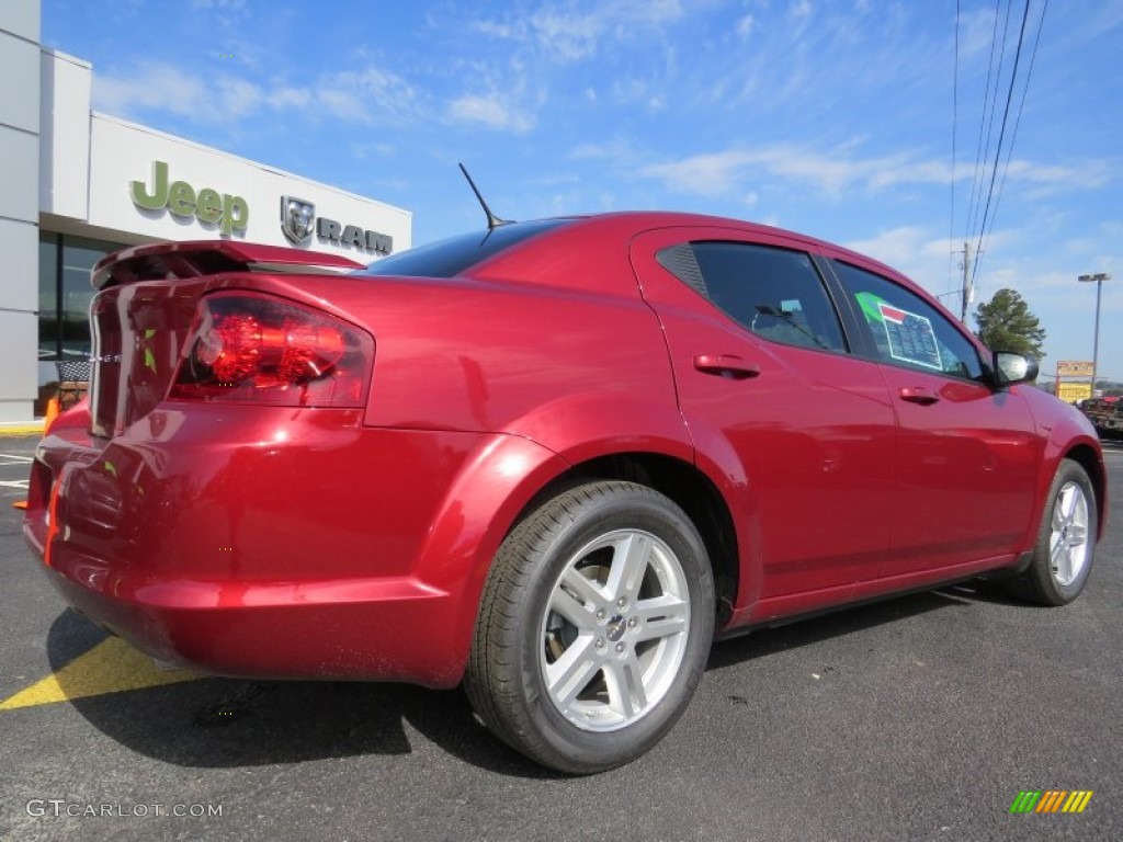 2014 Avenger SE - Deep Cherry Red Crystal Pearl / Black photo #7