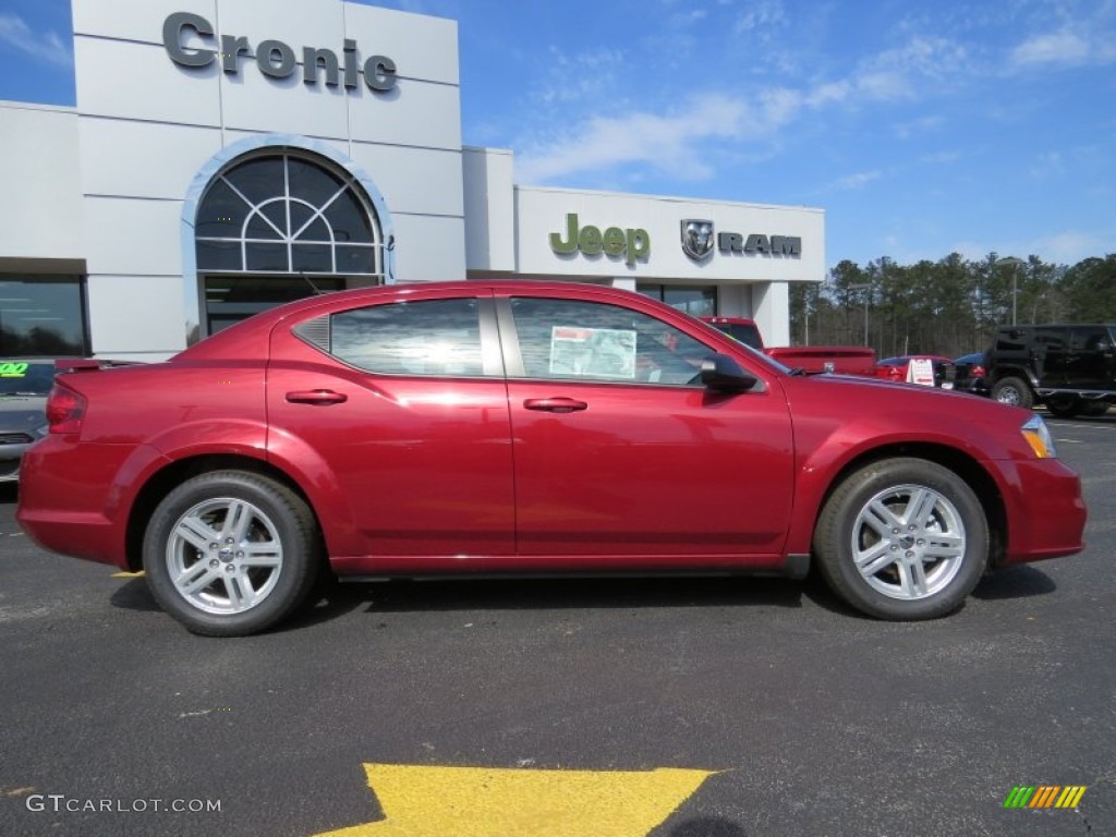 2014 Avenger SE - Deep Cherry Red Crystal Pearl / Black photo #8