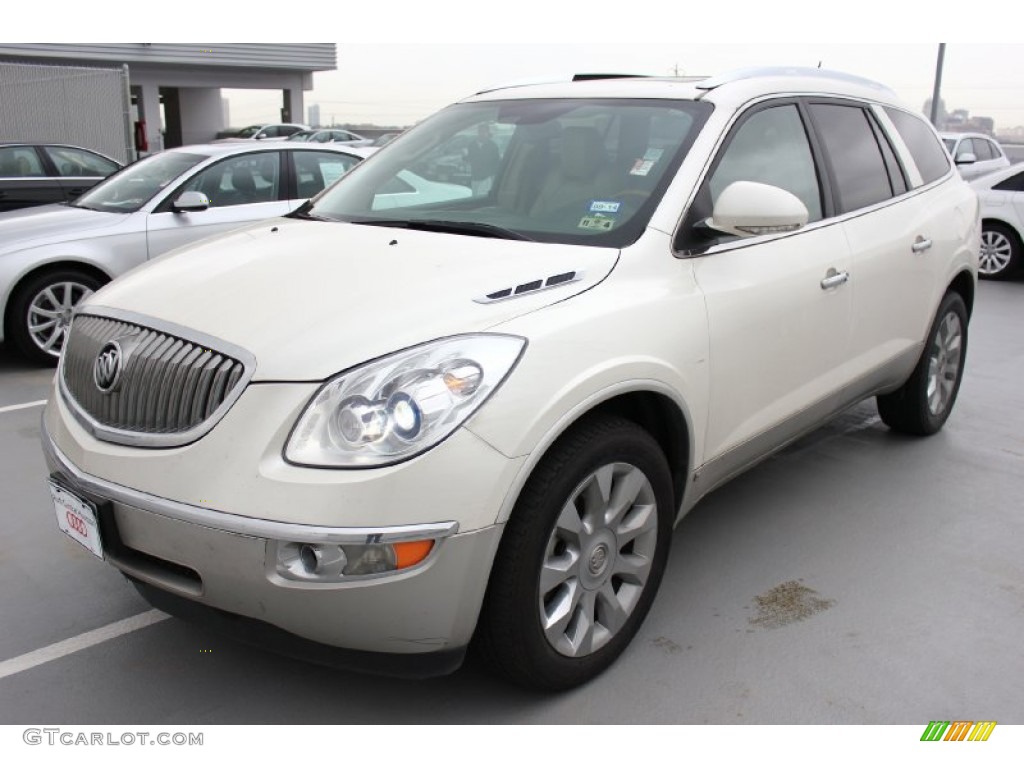 2010 Enclave CXL - White Opal / Cashmere/Cocoa photo #3