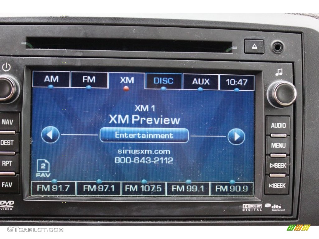 2010 Buick Enclave CXL Audio System Photos