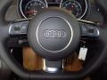 2015 Audi TT Black Interior Steering Wheel Photo