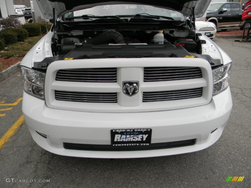 2012 Ram 1500 Sport Quad Cab 4x4 - Bright White / Dark Slate Gray photo #3