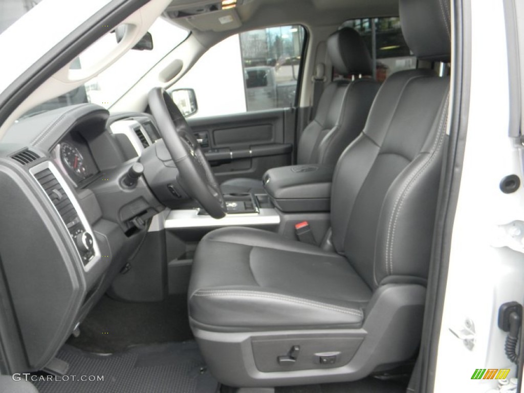 Dark Slate Gray Interior 2012 Dodge Ram 1500 Sport Quad Cab 4x4 Photo #91694891