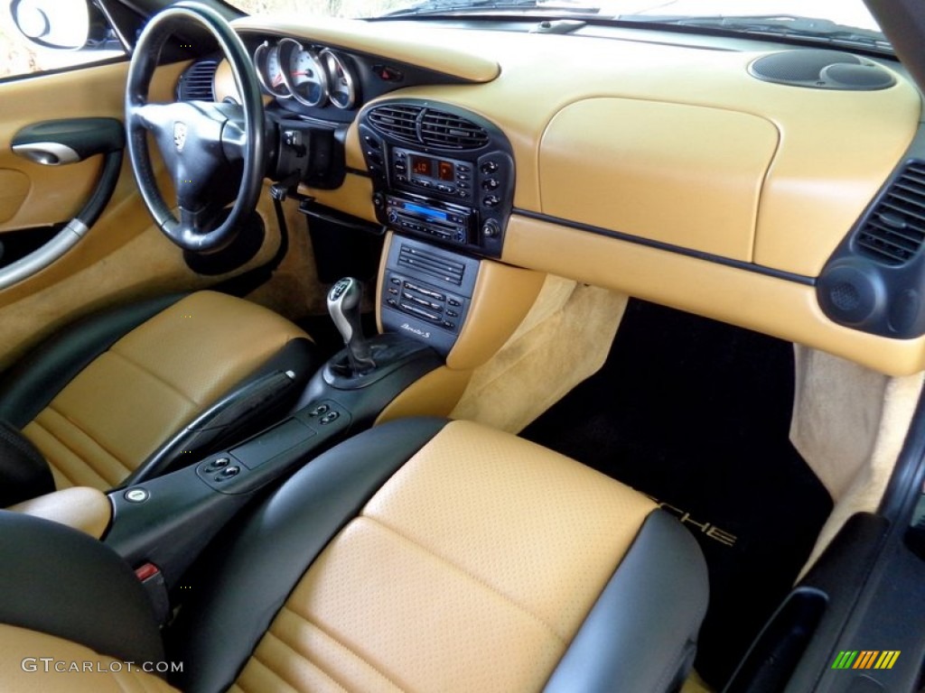 Savanna Beige Interior 2000 Porsche Boxster S Photo #91695023