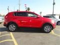 2014 Signal Red Kia Sportage LX AWD  photo #2