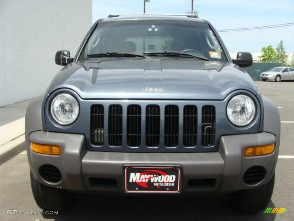 2002 Liberty Sport 4x4 - Steel Blue Pearlcoat / Dark Slate Gray photo #2