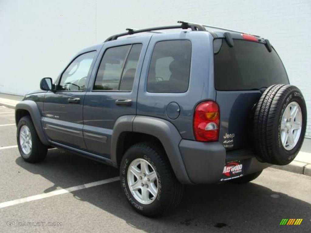 2002 Liberty Sport 4x4 - Steel Blue Pearlcoat / Dark Slate Gray photo #4