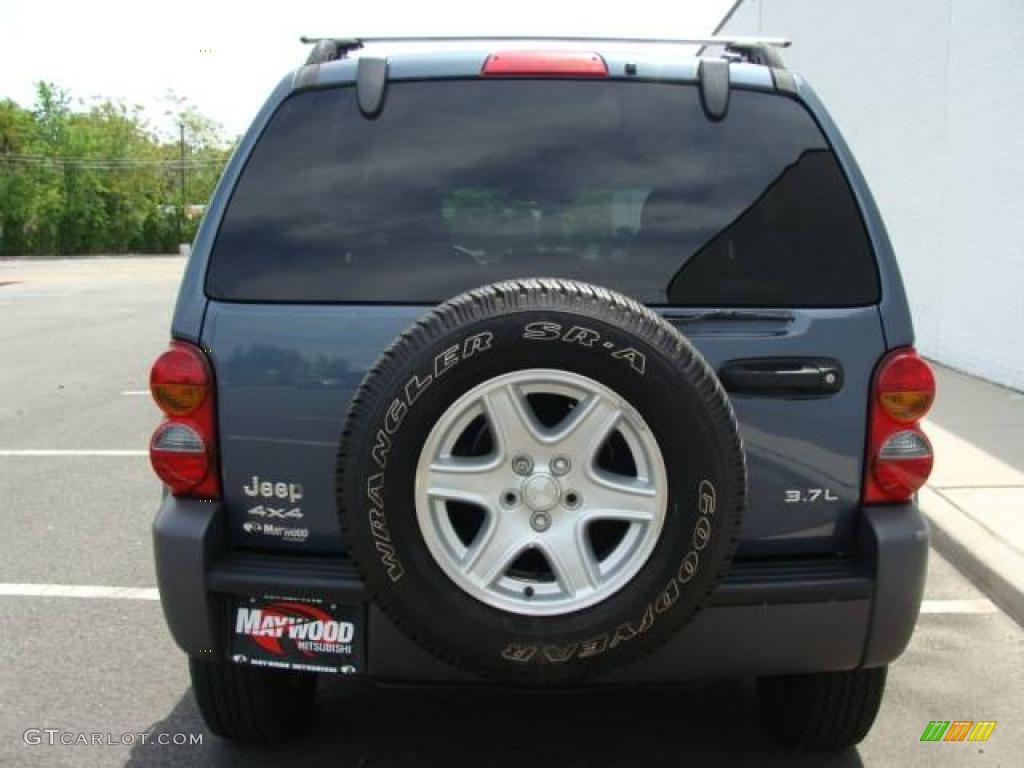 2002 Liberty Sport 4x4 - Steel Blue Pearlcoat / Dark Slate Gray photo #5