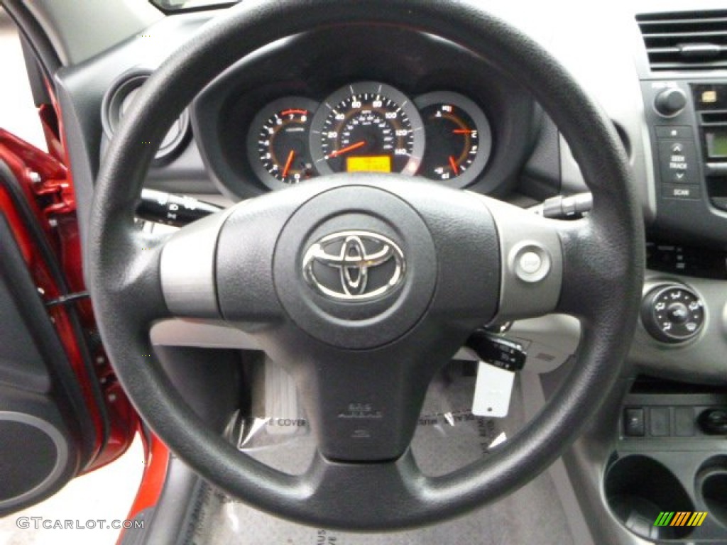 2011 Toyota RAV4 I4 4WD Ash Steering Wheel Photo #91696697