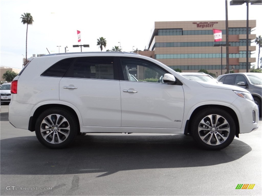 2015 Sorento SX AWD - Snow White Pearl / Black photo #2