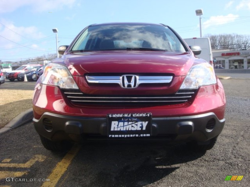 2009 CR-V EX 4WD - Tango Red Pearl / Gray photo #2