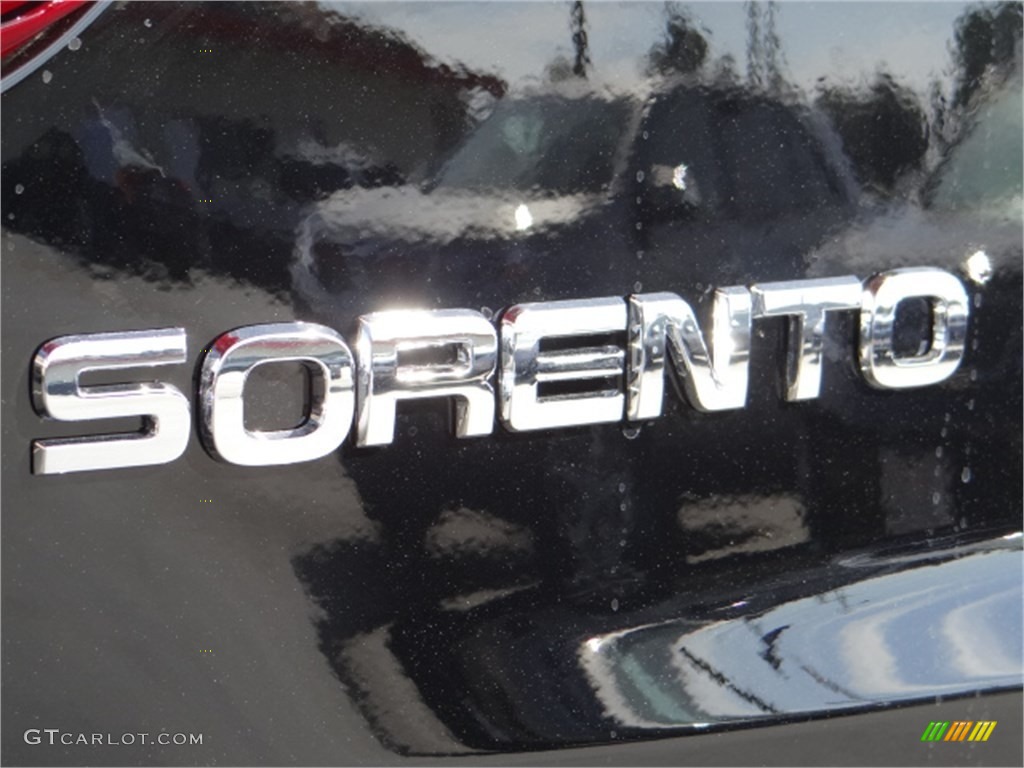 2014 Sorento LX - Ebony Black / Black photo #8