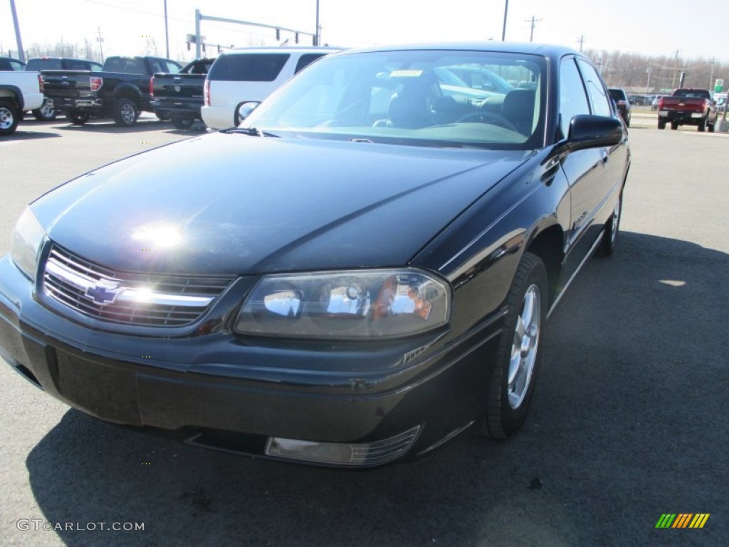 2004 Impala LS - Black / Neutral Beige photo #3
