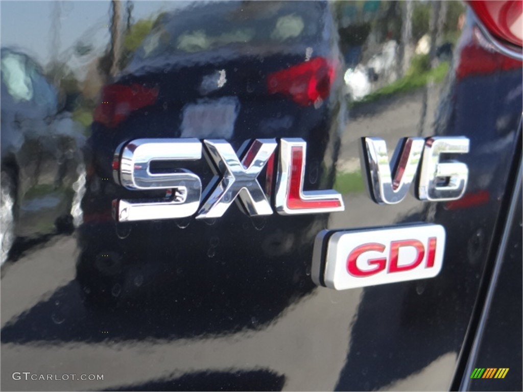 2014 Sorento SX V6 AWD - Ebony Black / Black photo #6
