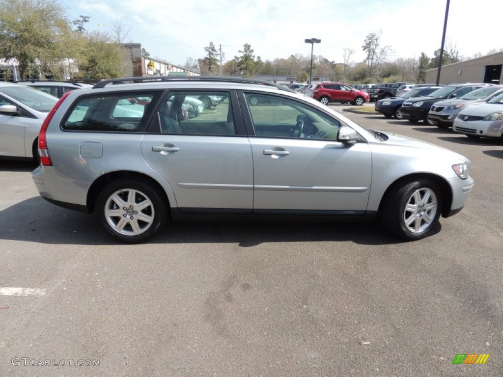 2007 V50 2.4i - Silver Metallic / Dark Beige/Quartz photo #13