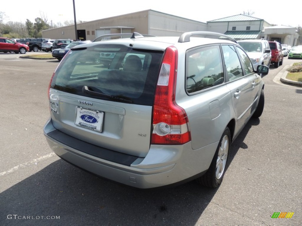 2007 V50 2.4i - Silver Metallic / Dark Beige/Quartz photo #14