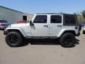 2007 Bright Silver Metallic Jeep Wrangler Unlimited Sahara 4x4  photo #3