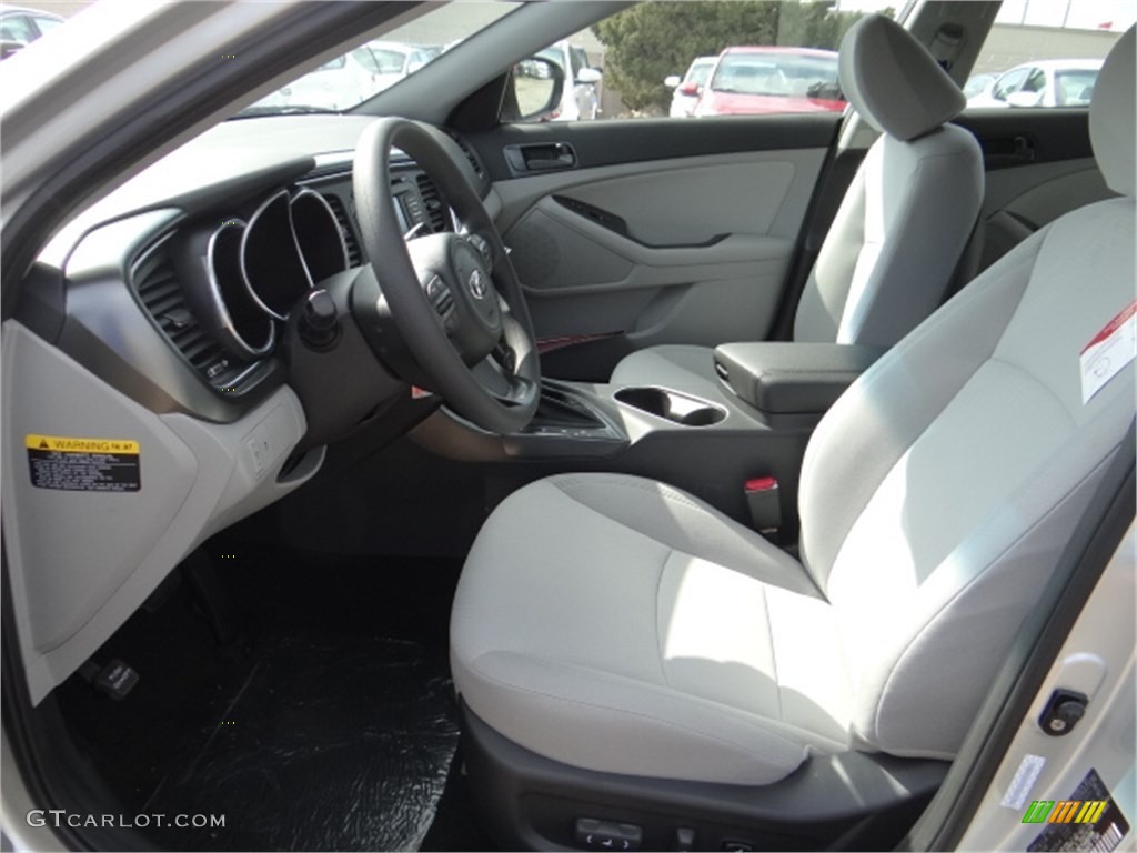 Gray Interior 2014 Kia Optima LX Photo #91701134